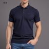 Áo Thun Polo Nam IXI Màu Navy Xanh Đen - Đẹp Sang Trọng, Mát Lạnh, Không Cần Ủi 4 493abd92626bc6359f7a46