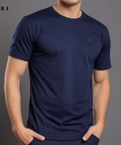 Áo Thun Nam Màu Xanh - IXI Cotton Thoáng Mát, Thiết Kế Trẻ Trung, Năng Động