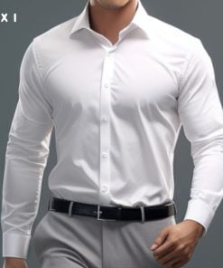 Áo Sơ Mi Nam Màu Trắng IXI - Thanh Lịch, Đẳng Cấp, Chất Liệu Cao Cấp