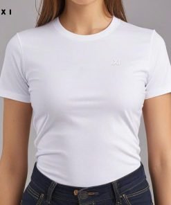 Áo Thun Nữ Màu Trắng - IXI Cotton Cao Cấp, Thiết Kế Thanh Lịch