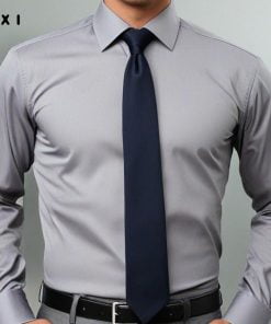 Áo Sơ Mi Nam Màu Xám IXI - Thiết Kế Sang Trọng, Chất Liệu Cao Cấp, Phong Cách Đẳng Cấp
